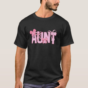 Aunt Coquette Bow Pink Aesthetic Mother s Day Aunt T-Shirt