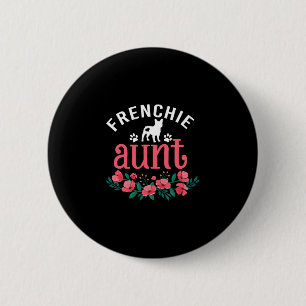Aunt Dog Gifts Dog Pet Lover Owner Christmas 6 Cm Round Badge