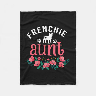 Aunt Dog Gifts Dog Pet Lover Owner Christmas  Fleece Blanket