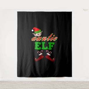 Aunt Elf Christmas Gift Tapestry