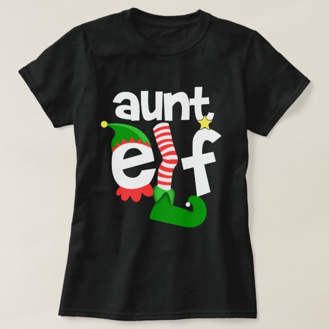 Aunt Elf T-Shirt (Design Front)