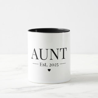 Aunt Established 2025 Mug