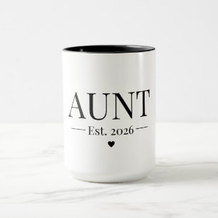 Aunt Established 2026 Mug