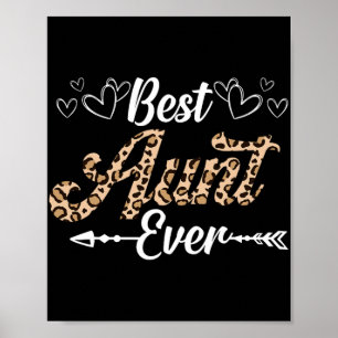 Aunt Ever Leopard Style Shirt For Aunt Poster