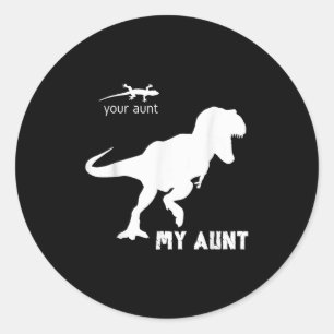 Aunt Ever Squad Gift Auntie Women's Bae  Classic Round Sticker