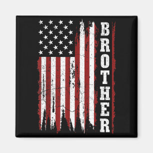 Aunt Family Crew Birthday USA Flag Group Matching Magnet