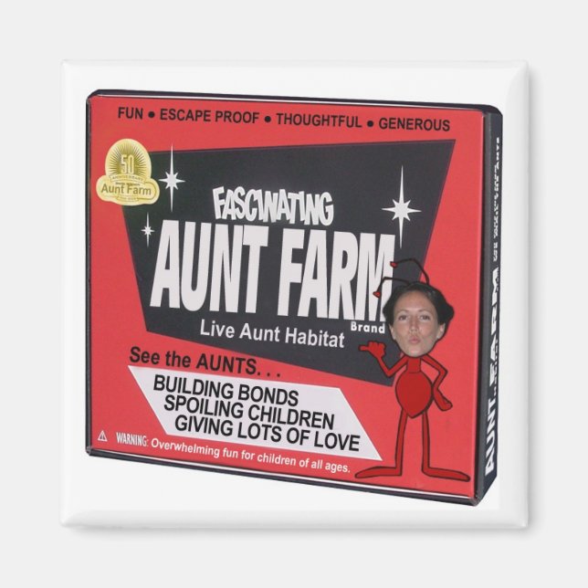 Aunt Farm Magnet (Front)