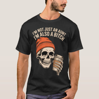 Aunt Funny Skeleton Auntie T-Shirt
