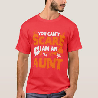 Aunt Halloween Gift Halloween Day Family Party fam T-Shirt