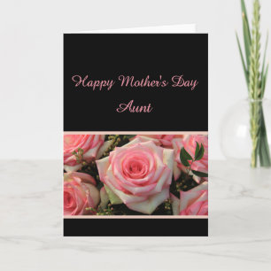 Aunt  Happy Mother's Day rose card