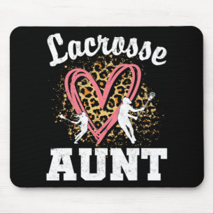 Aunt Leopard Heart Matching Family Mouse Pad