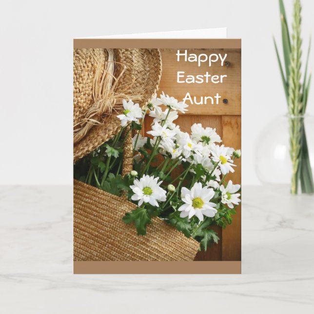 **AUNT** LOVE TO YOU AT EASTER HOLIDAY CARD (Front)