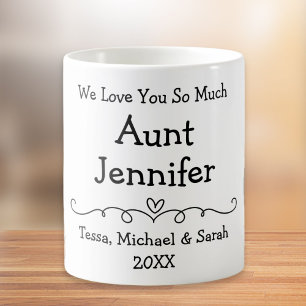 Aunt Love You Photo Coffee Mug