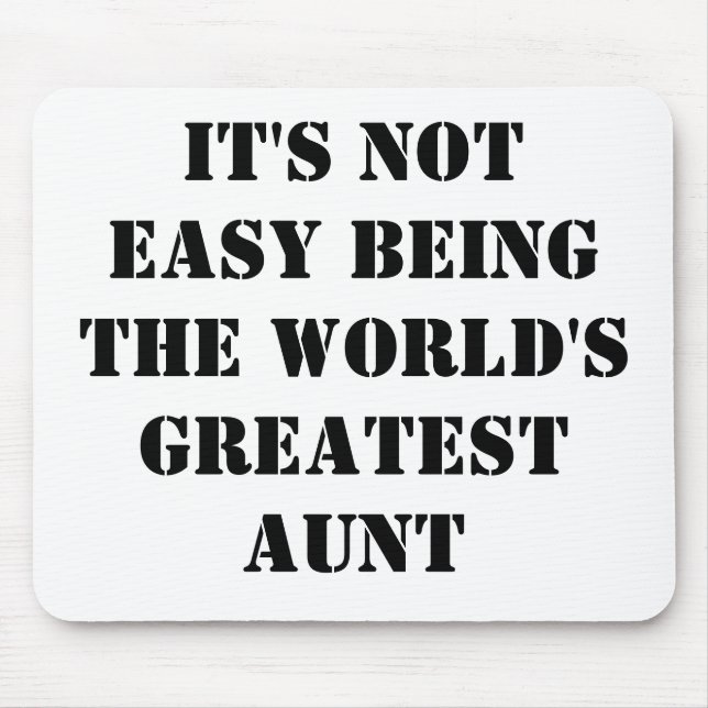 Aunt Mouse Pad (Front)