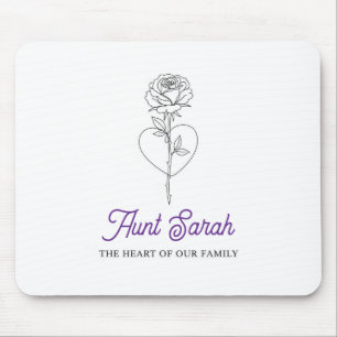 Aunt Mouse Pad – The Heart of Our Family
