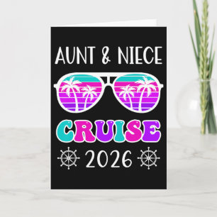 Aunt Niece Cruise Trip 2026 Summer Vacation Matchi Card