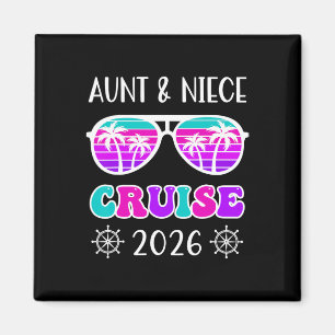 Aunt Niece Cruise Trip 2026 Summer Vacation Matchi Magnet