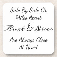 Aunt & Niece Quote – Side By Side or Miles Apart