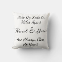 Aunt & Niece Quote – Side By Side or Miles Apart