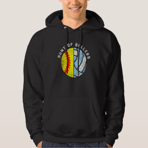 Aunt Of Ballers   Softball Volleyball Aunt Hoodie