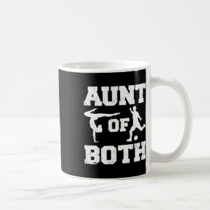 Aunt Of Both Gymnastics And Soccer Gymnast Soccer  Coffee Mug