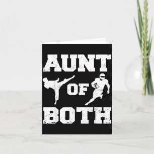 Aunt of Both Taekwondo and Football Funny Martial Card