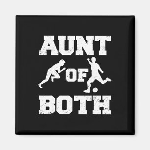 Aunt Of Both Track And Field And Soccer Runner Soc Magnet