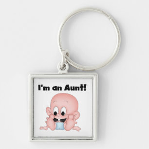 Aunt of New Nephew T-shirts and Gifts Key Ring