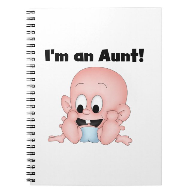 Aunt of New Nephew T-shirts and Gifts Notebook (Front)