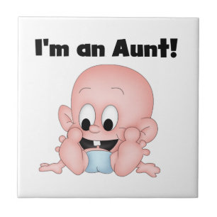 Aunt of New Nephew T-shirts and Gifts Tile