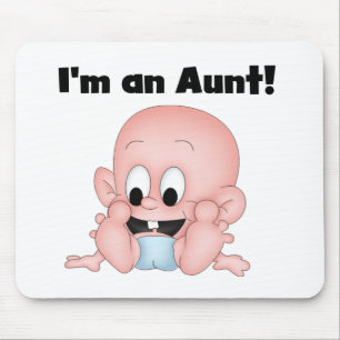 Aunt of New Nephew Tshirts and Gifts Mouse Pad