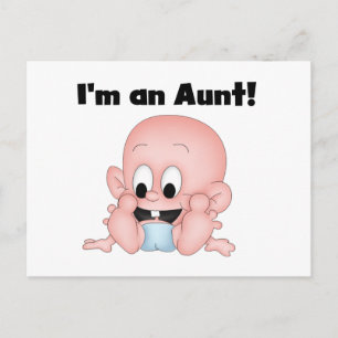 Aunt of New Nephew Tshirts and Gifts Postcard