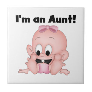 Aunt of New Niece T-shirts and Gifts Ceramic Tile