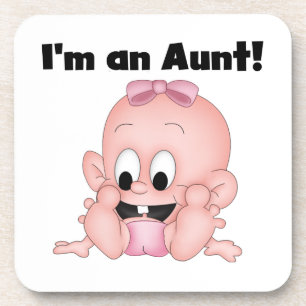 Aunt of New Niece T-shirts and Gifts Coaster