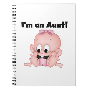 Aunt of New Niece T-shirts and Gifts Notebook