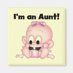 Aunt of New Niece Tshirts and Gifts Magnet