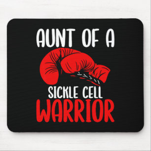 Aunt Of Sickle Cell Warrior Awareness Movement Rib Mouse Pad