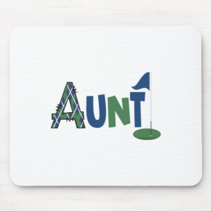 Aunt Of The Birthday Boy Hole In One Golf Sport Ma Mouse Pad