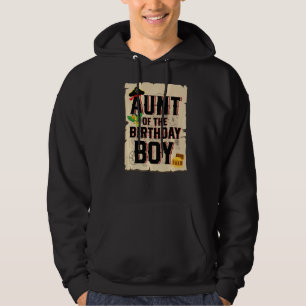 Aunt Of The Birthday Boy Mother Pirate Theme 5th Hoodie