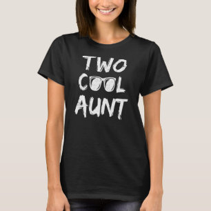 Aunt of The Birthday Boy Two Cool 2nd Bday Aunt Au T-Shirt