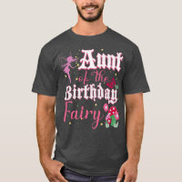 Aunt Of The Birthday Fairy Princess Girl Mushroom