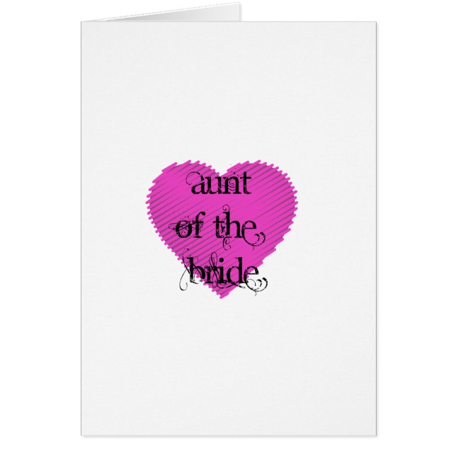 Aunt of the Bride (Front)