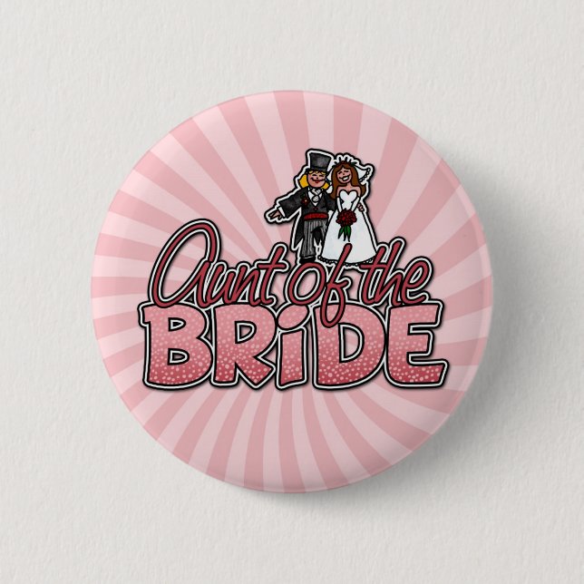 aunt of the bride button (Front)