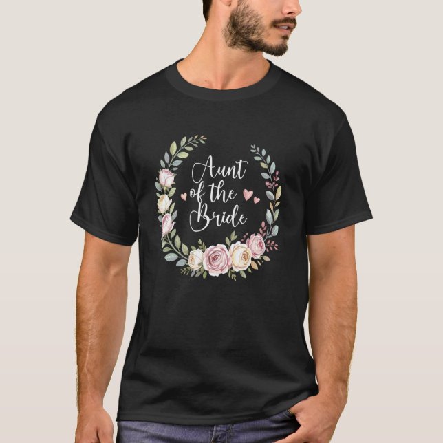 Aunt Of The Bride Shirt Unique Wedding Party (Front)