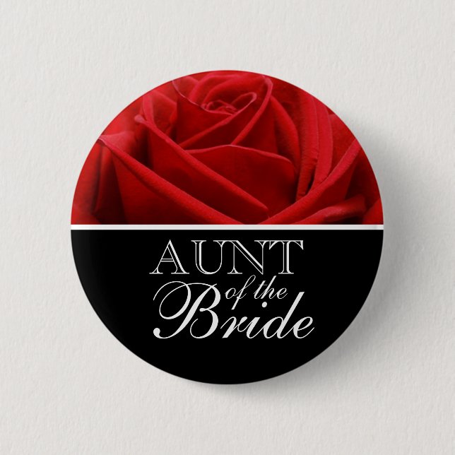 Aunt Of The Bride Wedding Pins (Front)