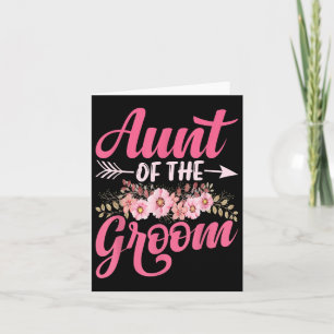 Aunt Of The Groom Gifts Mum Bride Wedding Groom _1 Card