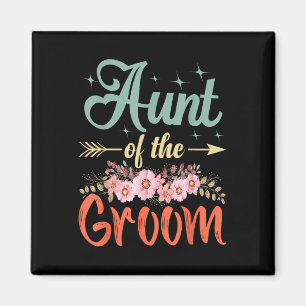 Aunt Of The Groom Gifts Mum Bride Wedding Groom Magnet