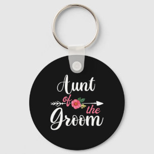 Aunt Of The Groom Shirts For Women Key Ring