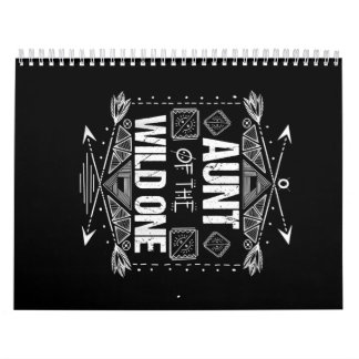 Aunt Of The Wild One Birthday Gift Calendar