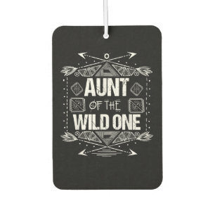 Aunt Of The Wild One Birthday Gift Car Air Freshener